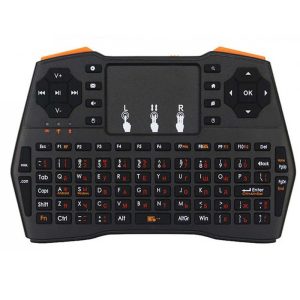Беспроводная мини-клавиатура с тачпадом GoldMaster I8 plus, подсветка, русская и английская клавиатуры